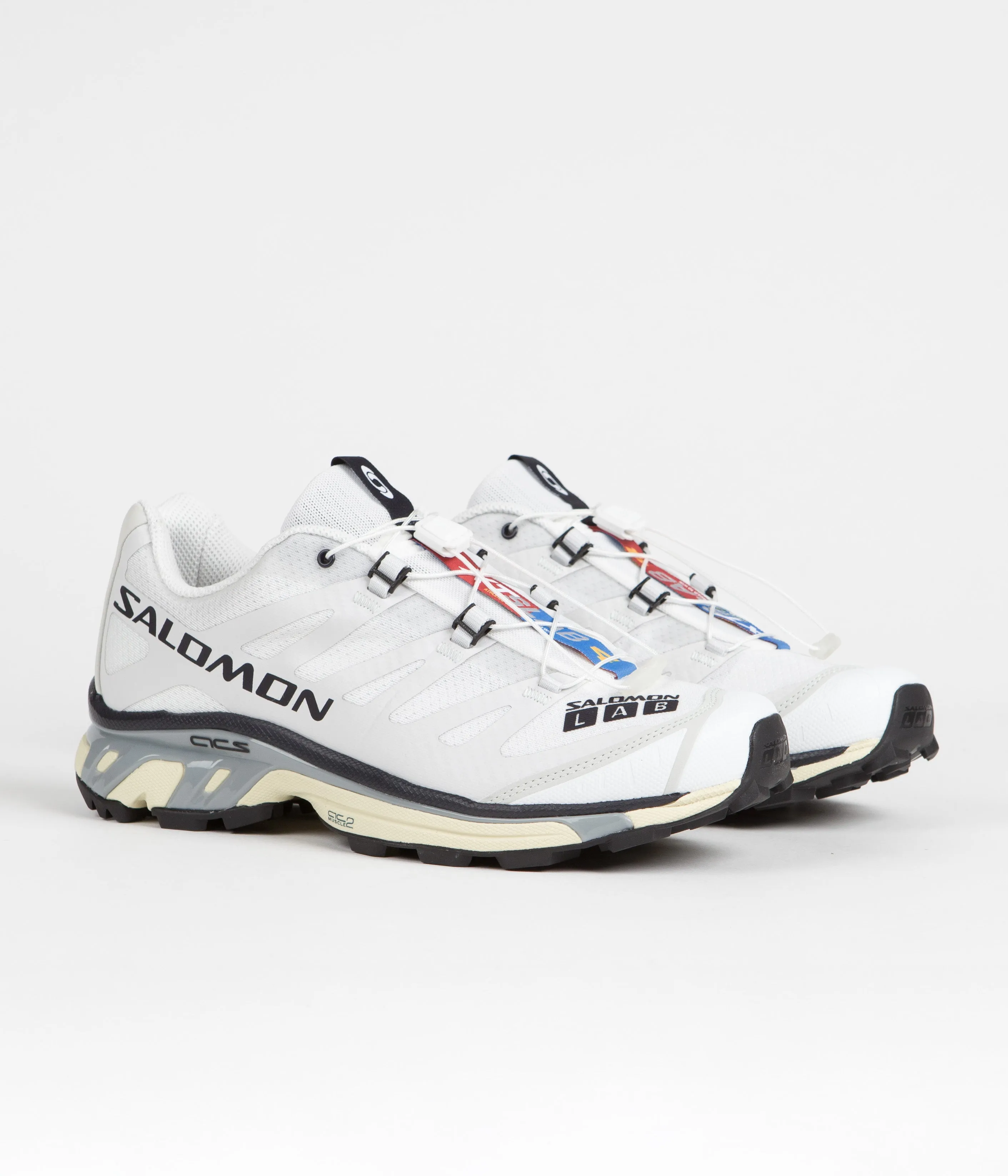 Salomon XT-4 Shoes - White / Lunar Rock / Night Sky