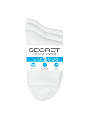 SECRET® Comfort Cotton Turn Cuff - 3 Pairs