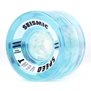 Seismic Speed Vent 85x52mm 75a Wheels - Crystal Blue (Set of 4)