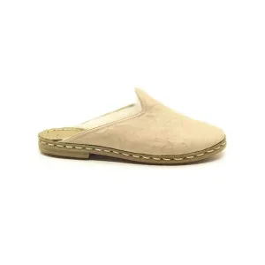 Sheepskin Furry Gray Men's Slippers