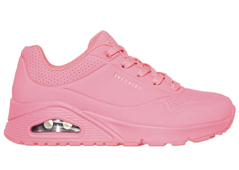 Skechers Womens Trainer Uno Stand On Air Coral