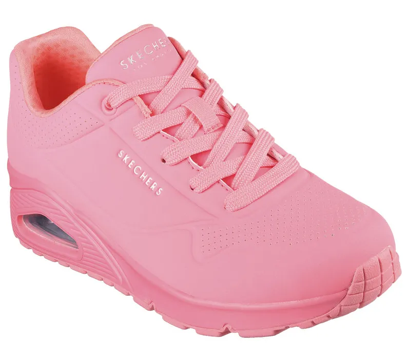 Skechers Womens Trainer Uno Stand On Air Coral