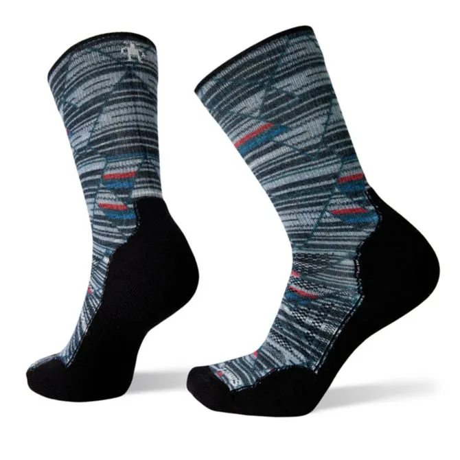 Smartwool Men's PhD Outdoor Light Margarita Mash-Up Print Crew Socks/Deep Navy