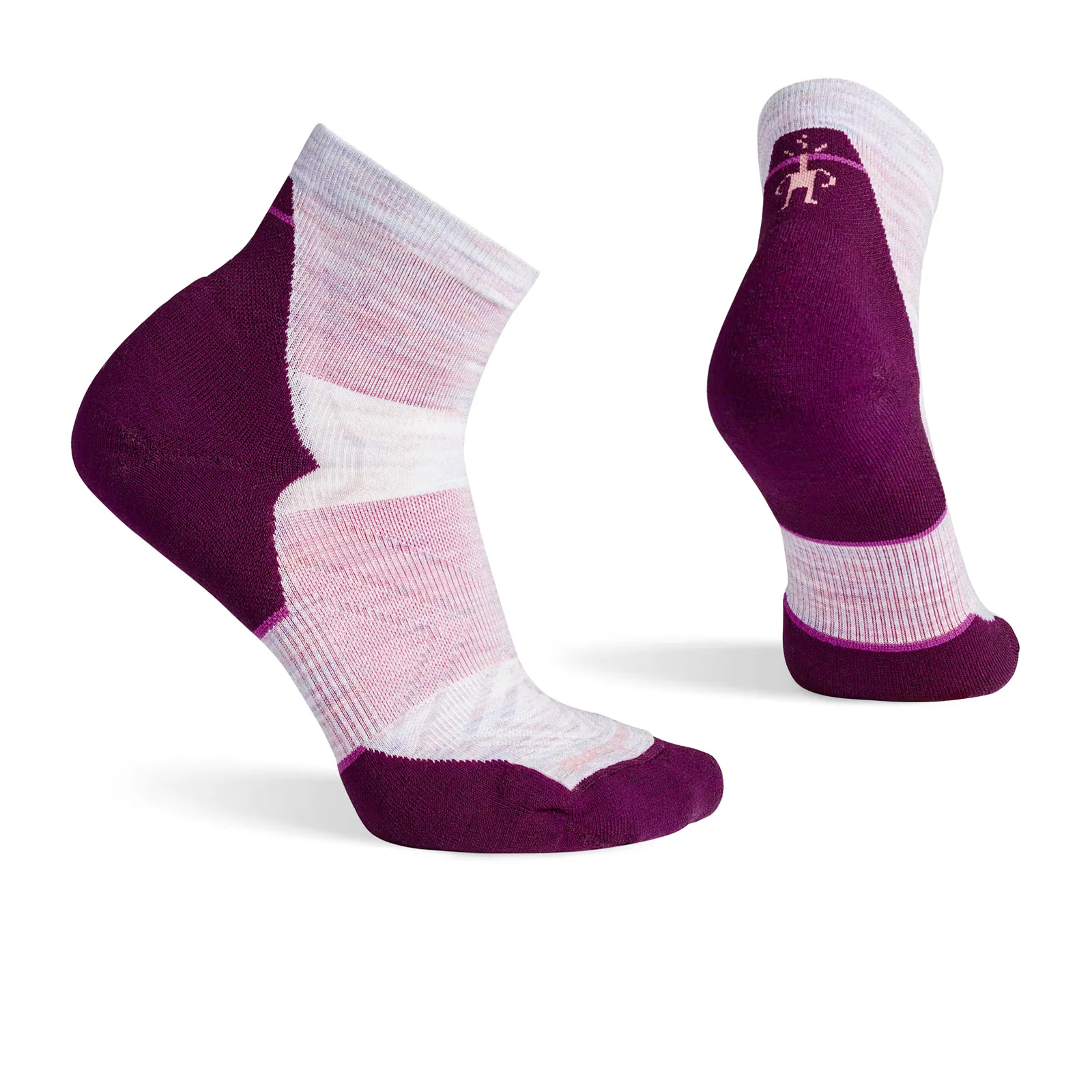 Smartwool Run Targeted Cushion Ankle Sock (Women) - Purple Eclipse