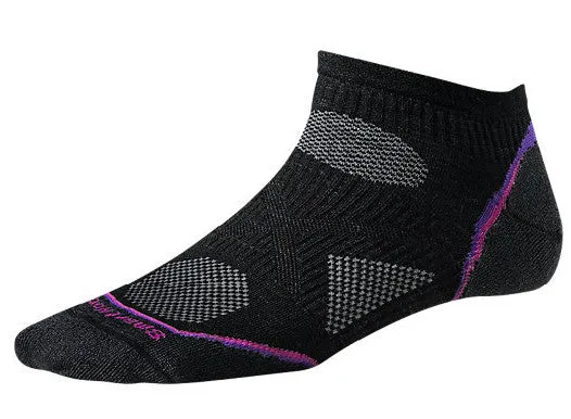 SmartWool Womens PhD Cycle Ultra Light Micro Sock/Black