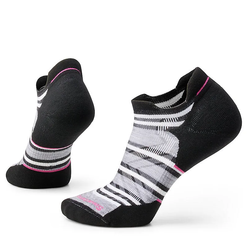 Smartwool Womens Run Stripe Targeted Cushion Low Ankle Socks