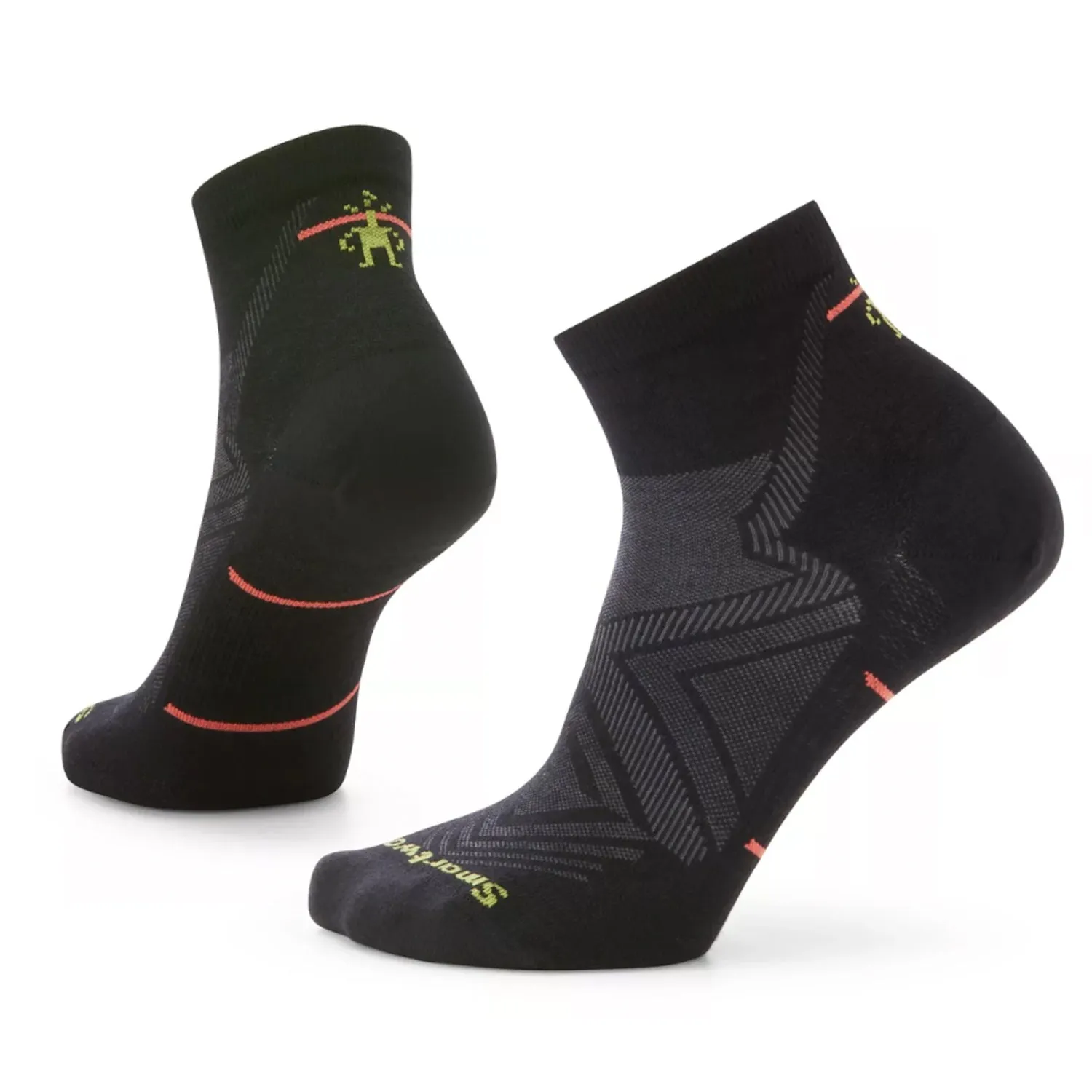 Smartwool Women's Run Zero Cushion Ankle Socks - Black