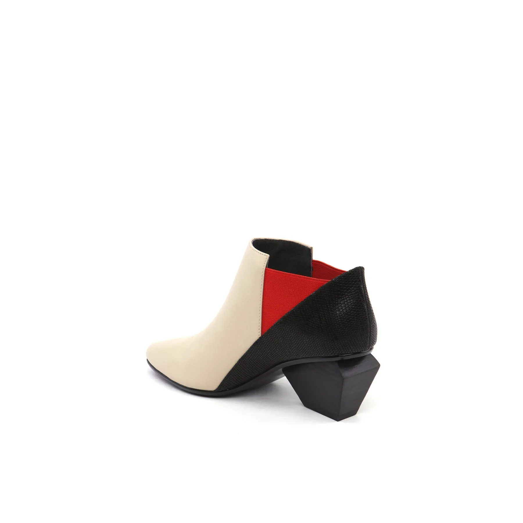 Special Multicolor Low Ankle Boots