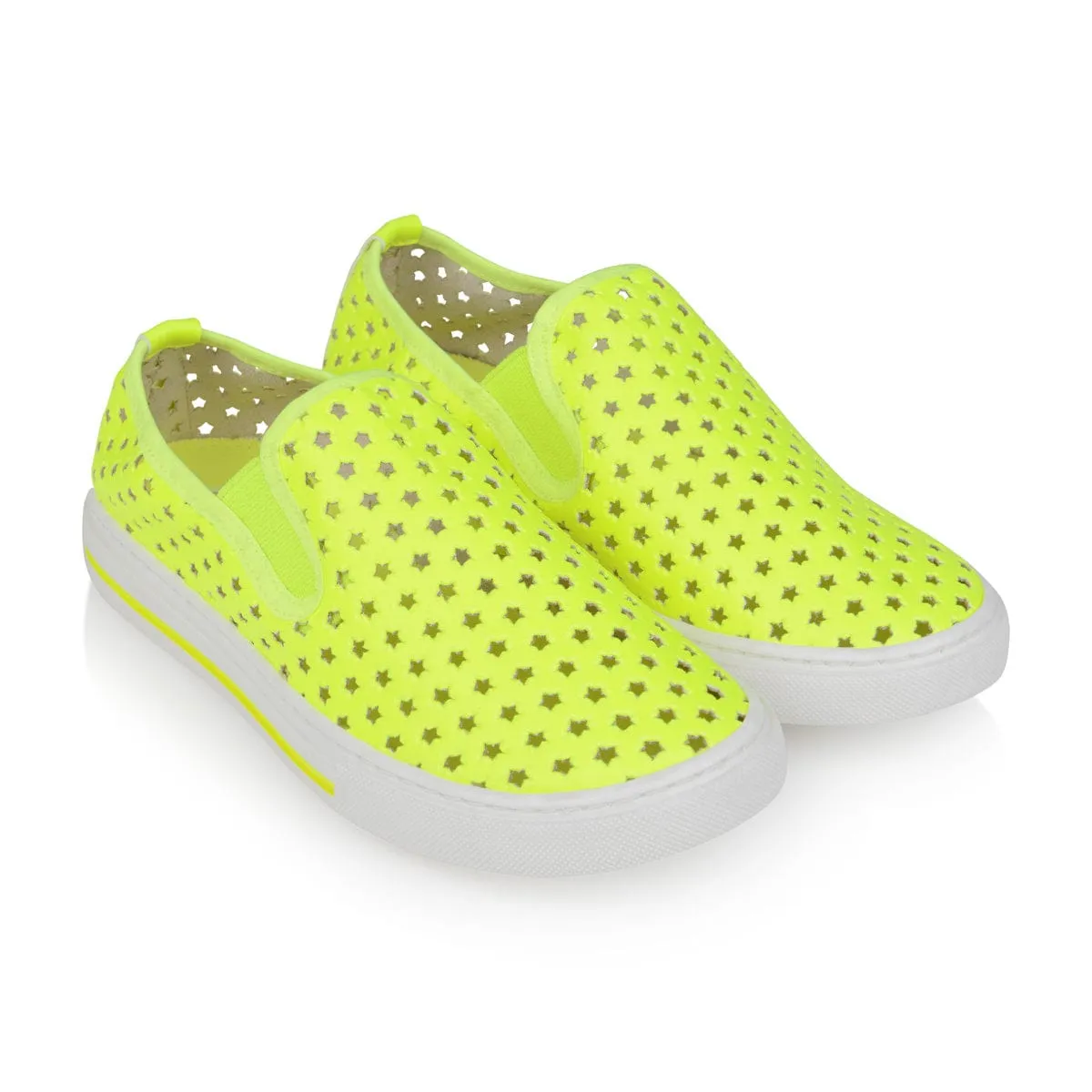 Stella McCartney Boys Neon Slip On Shoes