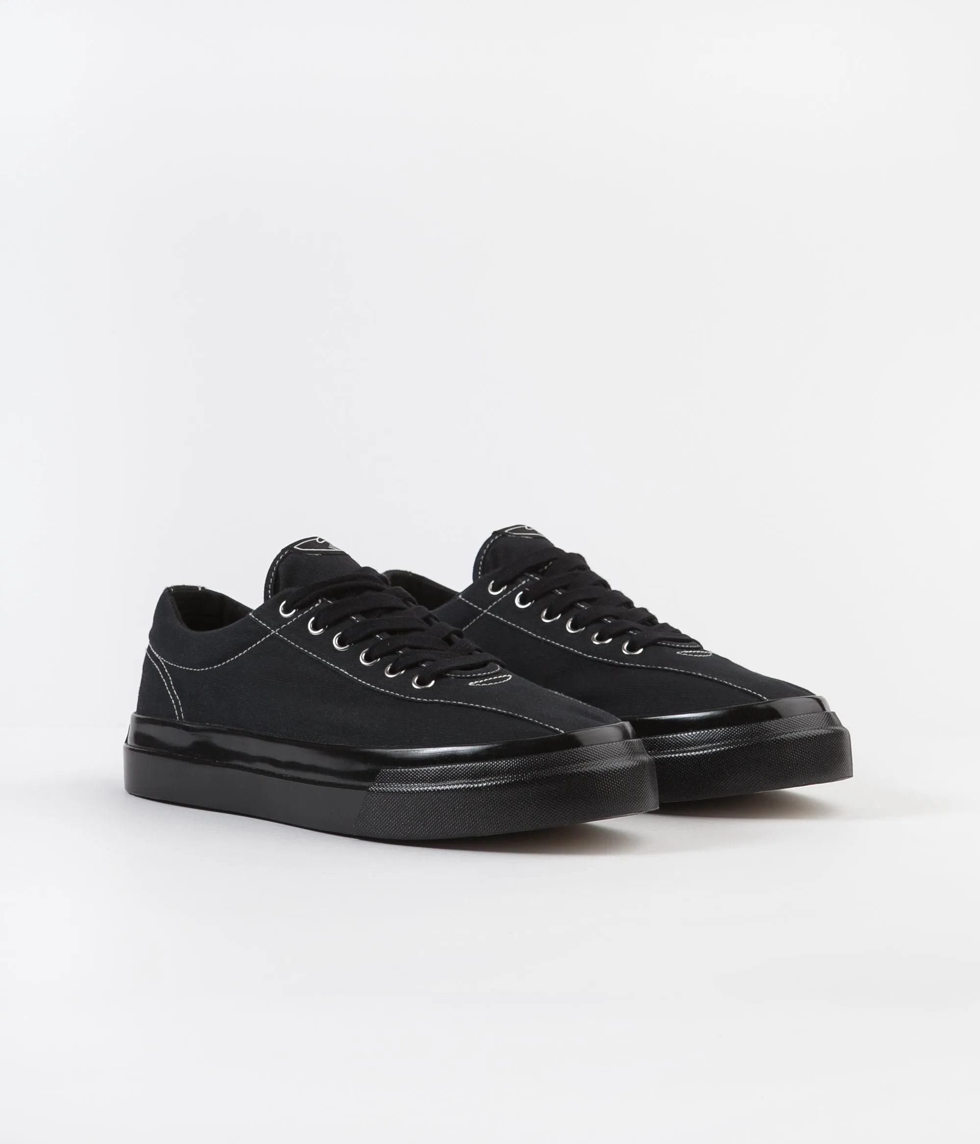 Stepney Workers Club Dellow Canvas Shoes - Black / Black