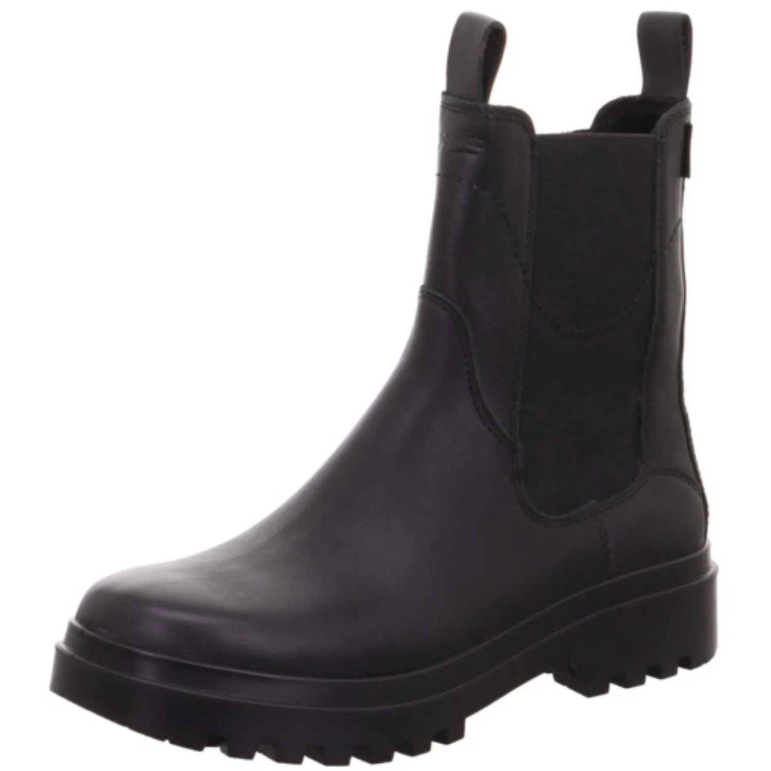 Superfit Black Abby Girls' Slip-On Velcro Zip Boots