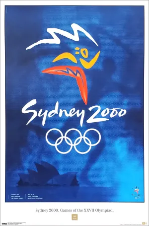 Sydney 2000 Summer Olympic Games Official IOC Commemorative Poster Reproduction