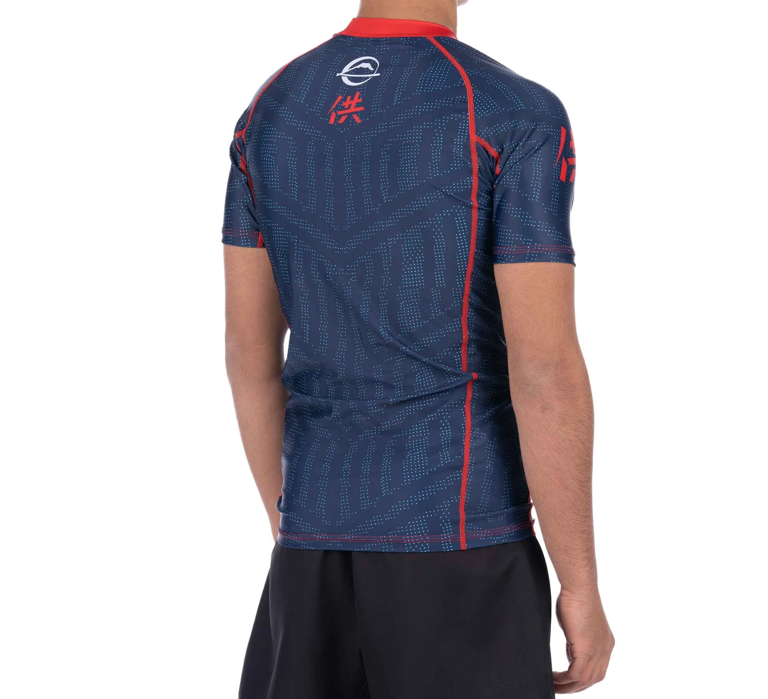 Team FUJI Short Sleeve Rashguard Blue [ADULT SIZES]