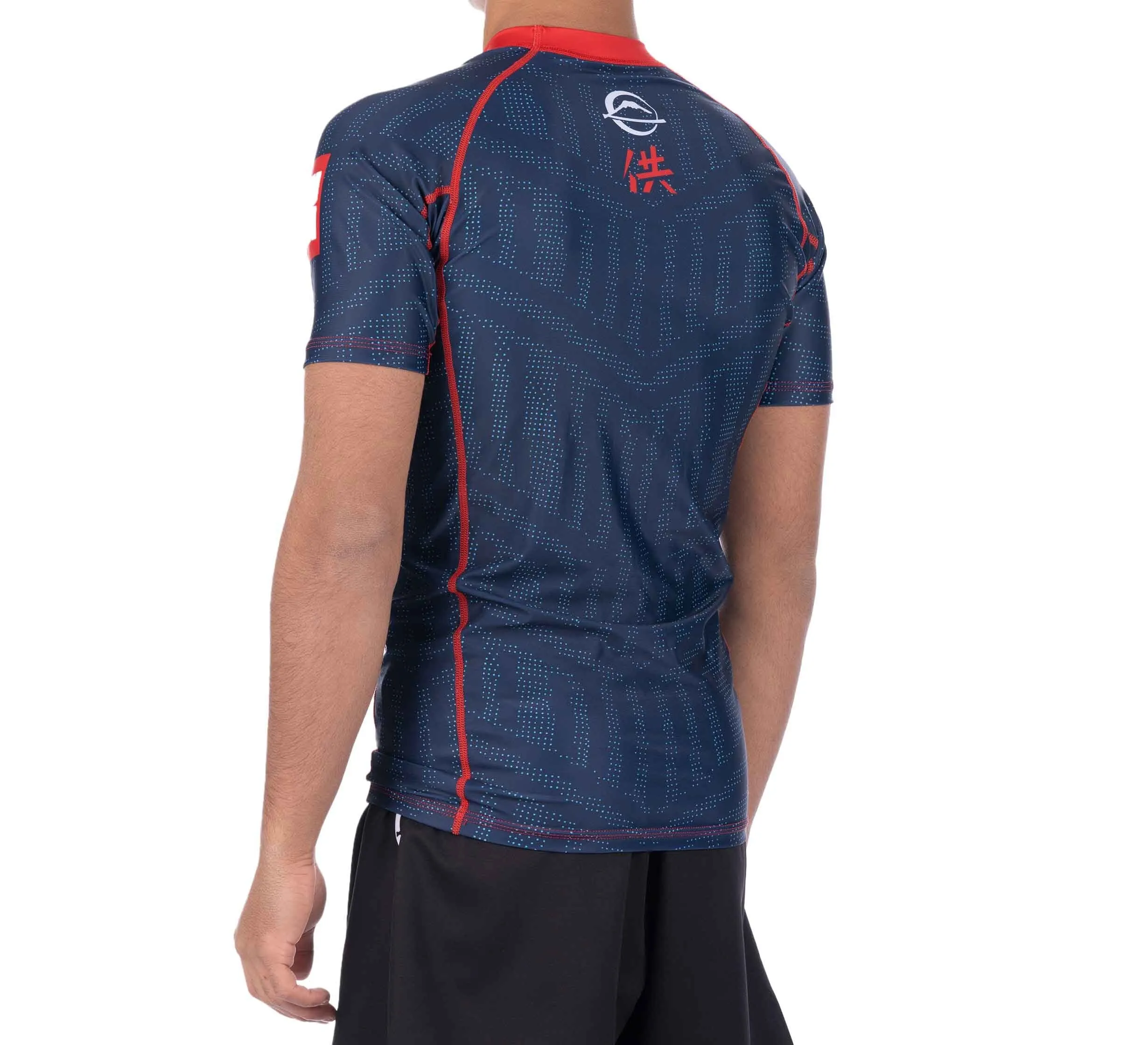 Team FUJI Short Sleeve Rashguard Blue [ADULT SIZES]