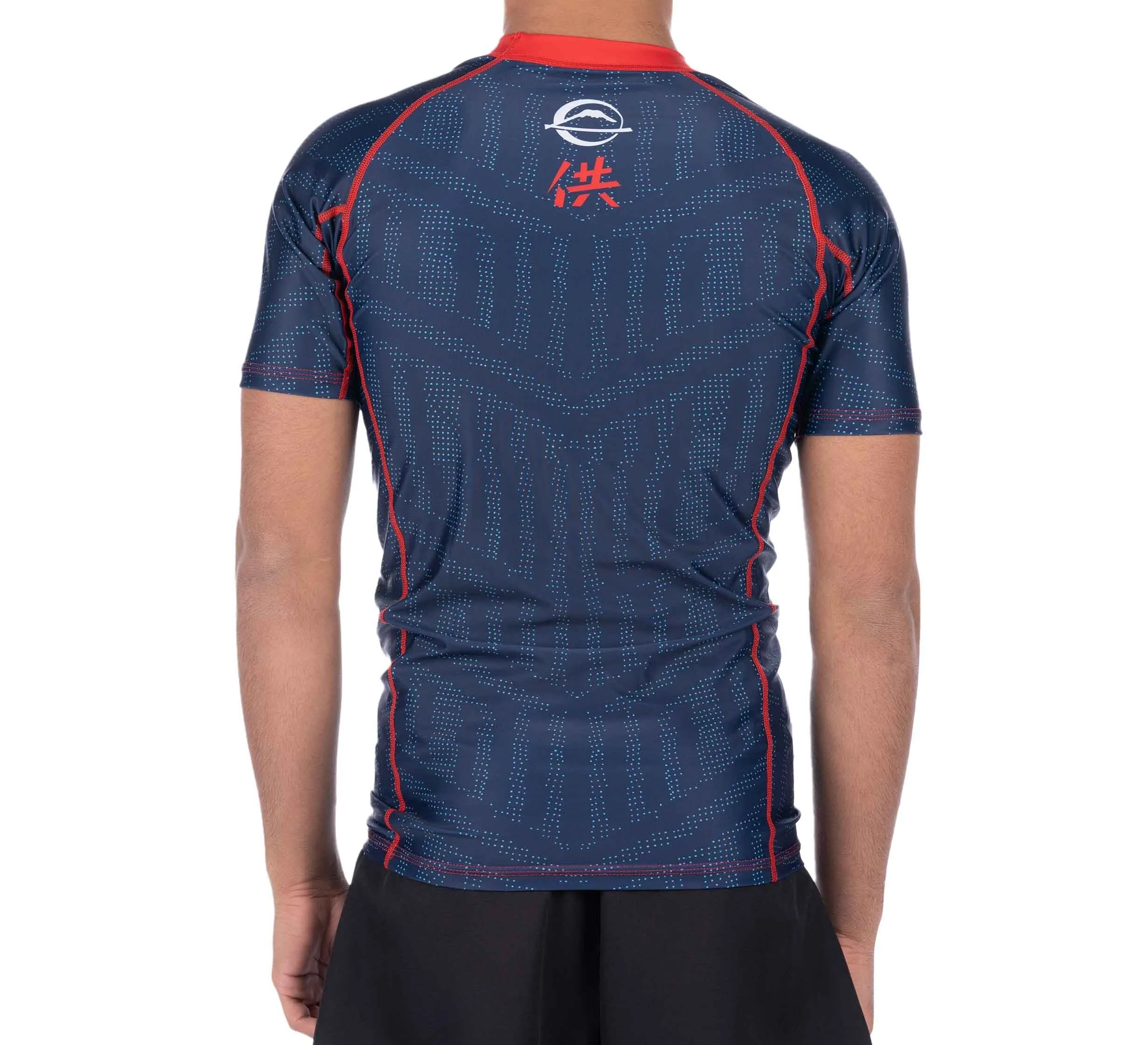 Team FUJI Short Sleeve Rashguard Blue [ADULT SIZES]