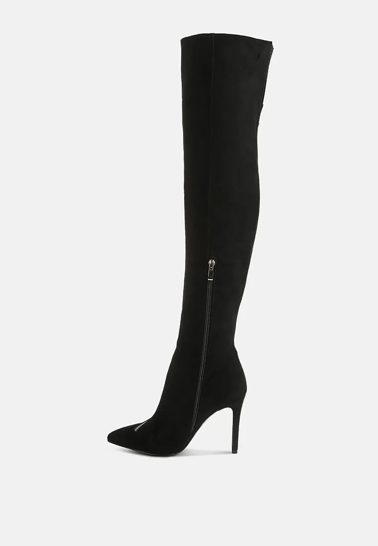 TSARINA Black Zip Around Long Boot