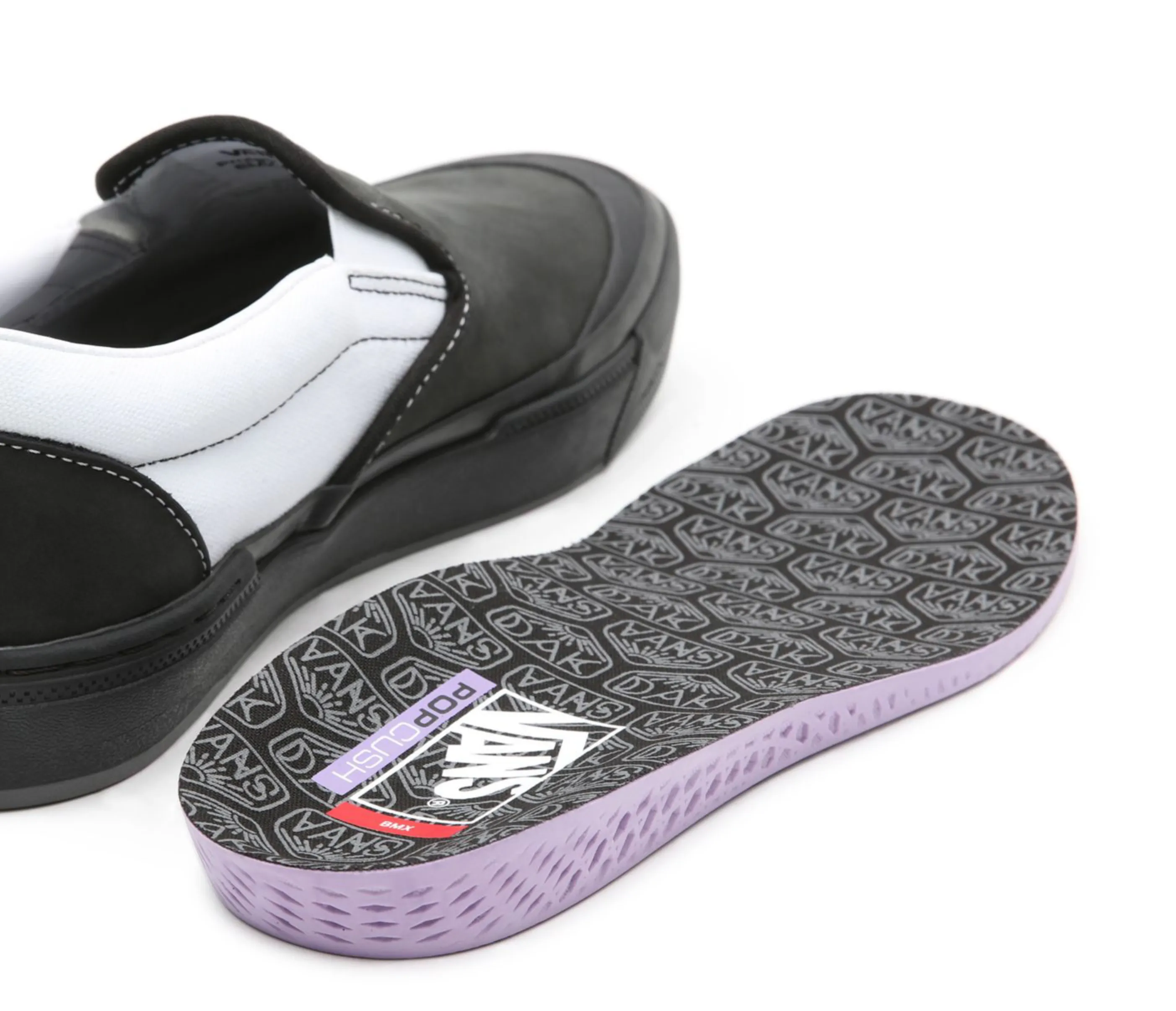 Vans Dak BMX Pro Slip-On - Black White