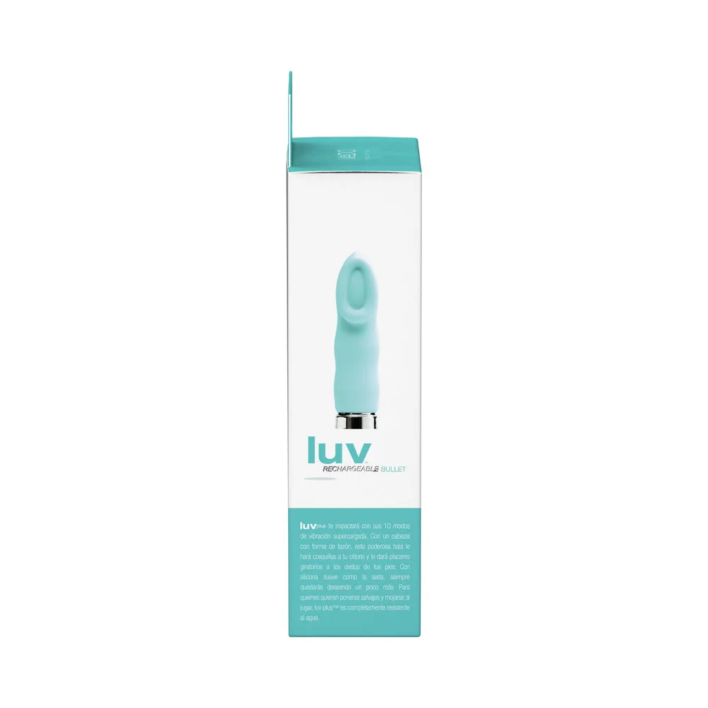 VeDO Luvplus Rechargeable Vibe - Tease Me Turquoise