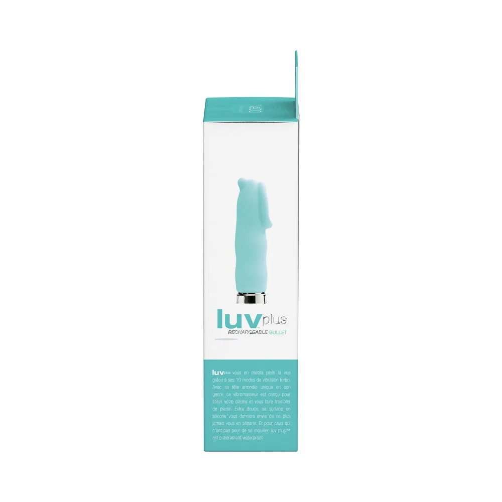 VeDO Luvplus Rechargeable Vibe - Tease Me Turquoise