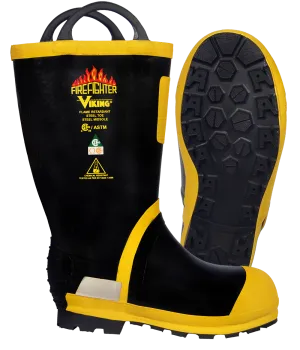 Viking Firefighter Felt Lined Boots, Steel Toe & Plate