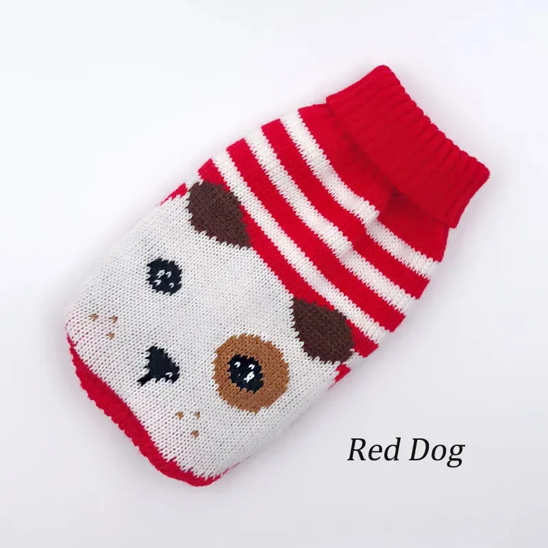 Warm Cat Clothes - Cozy Christmas Sweater for Cats - Festive Pet Clothing