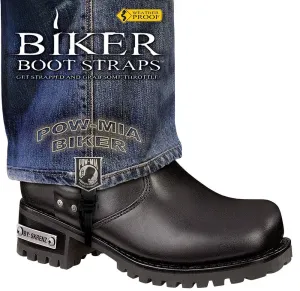 Weather Proof- Boot Straps- POW MIA- 6 Inch - BBS/PW6