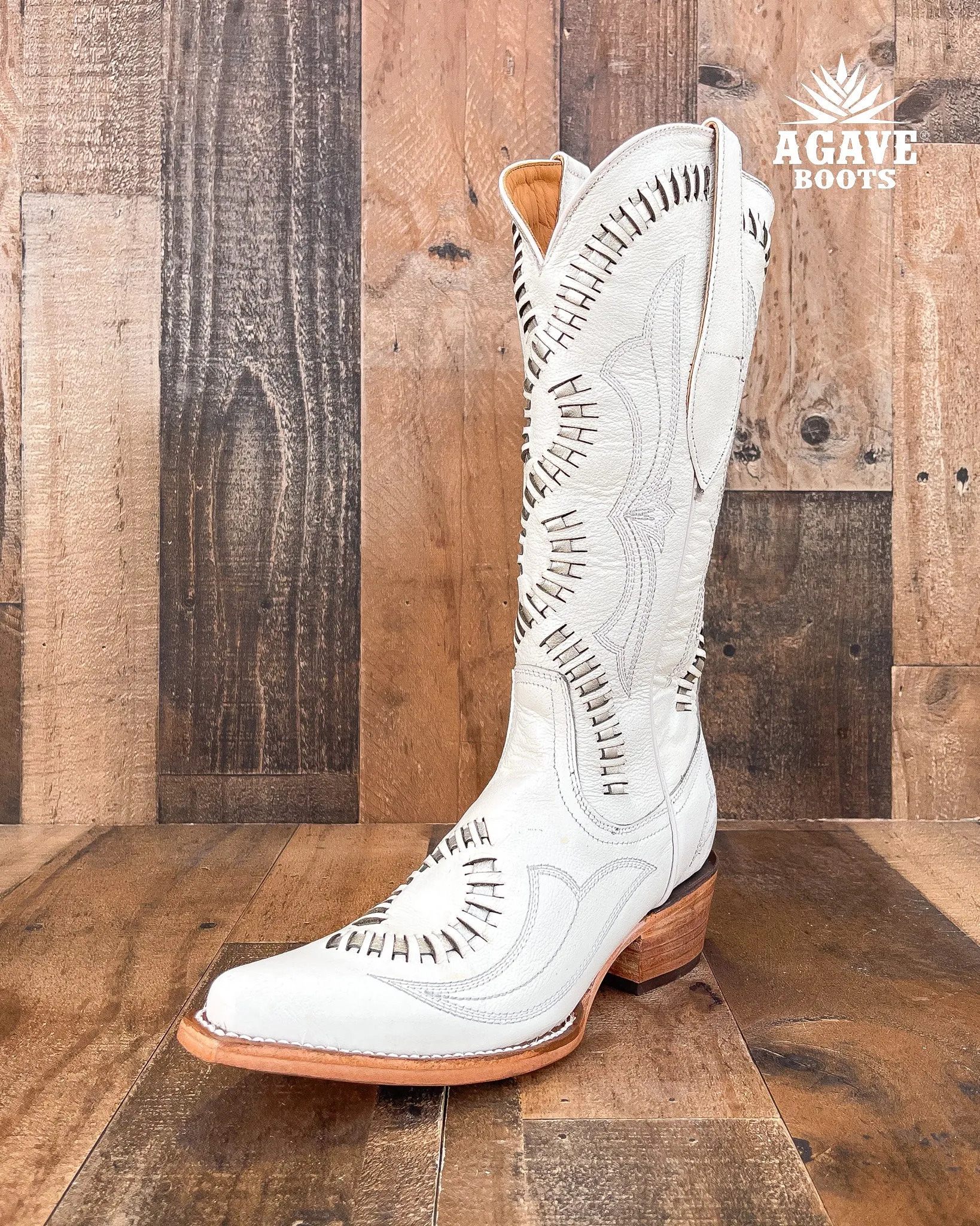 WHITE "OSLO" | WOMEN TALL BOOTS