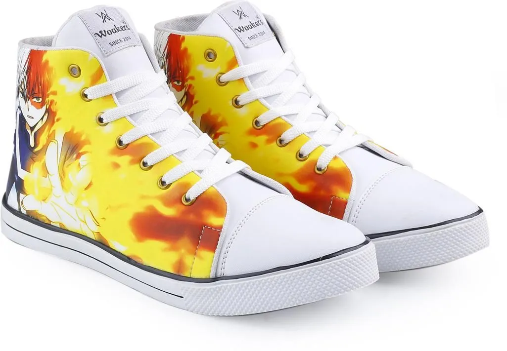 Woakers Yellow Men's Casual Sneakers