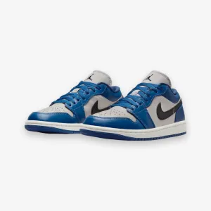 Women's Air Jordan 1 Low French Blue Black College Grey DC0774-402