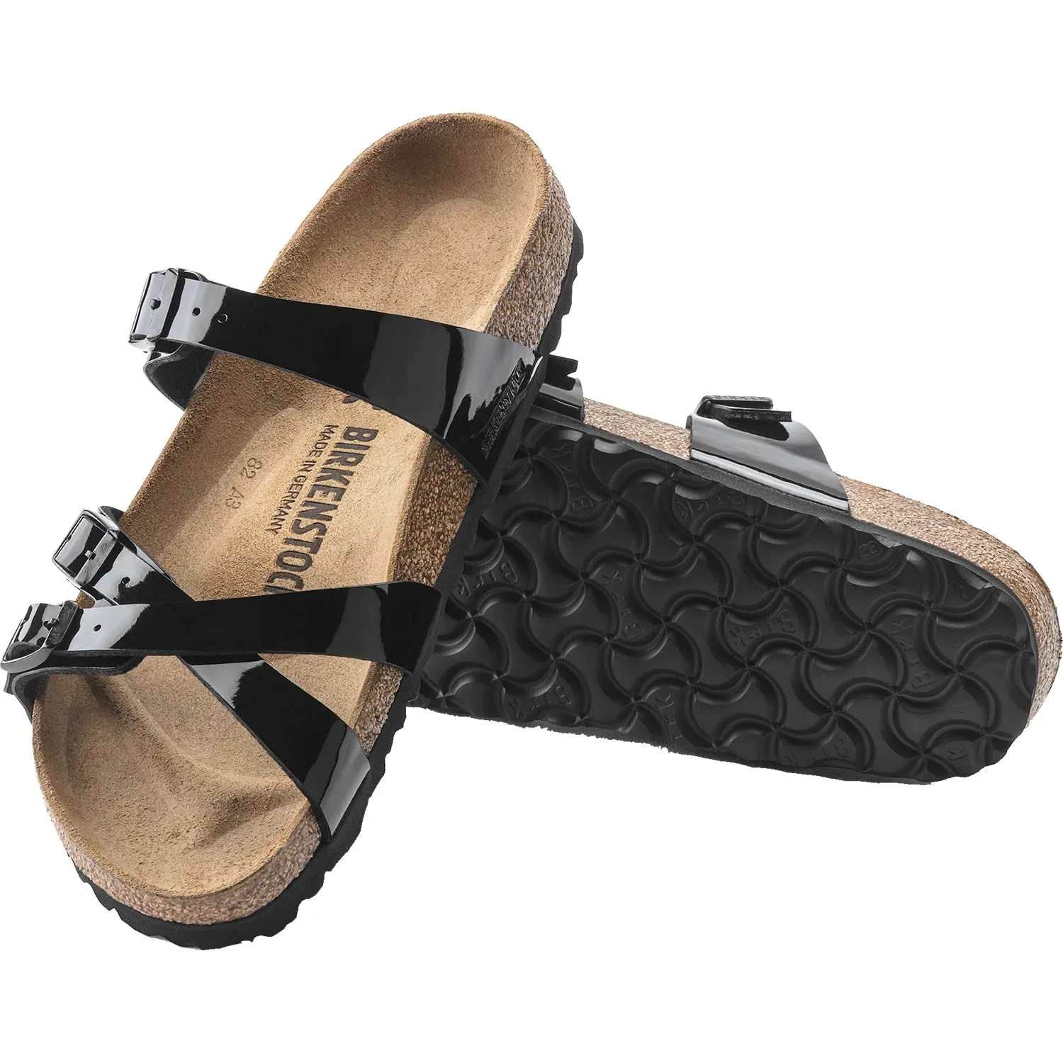 Women's Birkenstock Franca Black Patent Leather