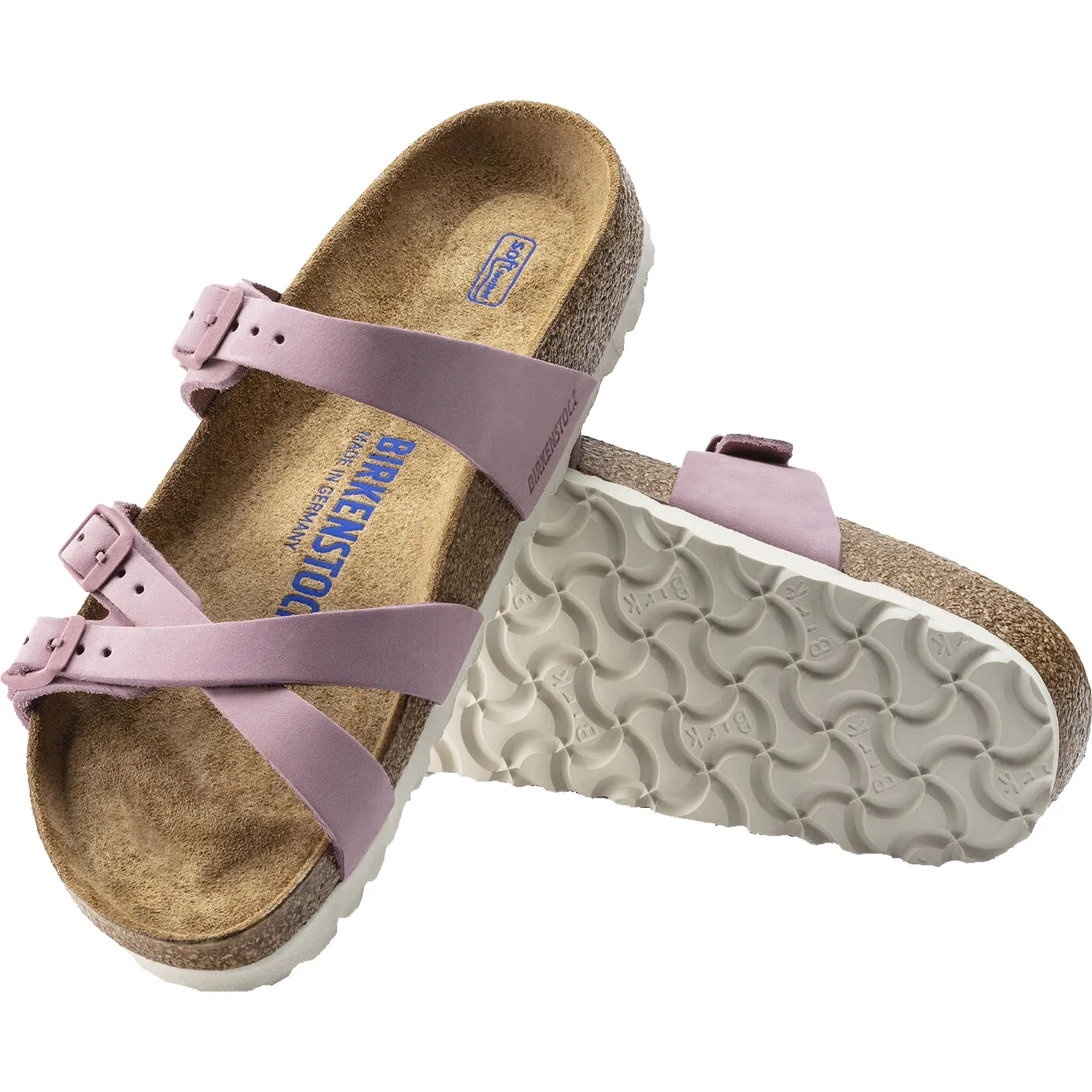 Women's Birkenstock Franca Soft Footbed Orchid Nubuck