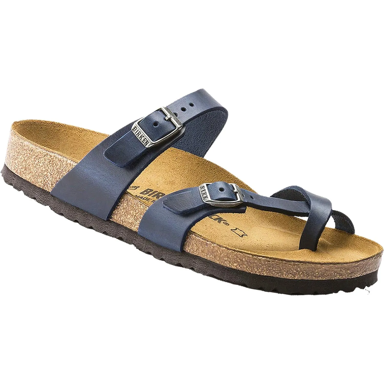 Women's Birkenstock Mayari Blue Oiled Leather