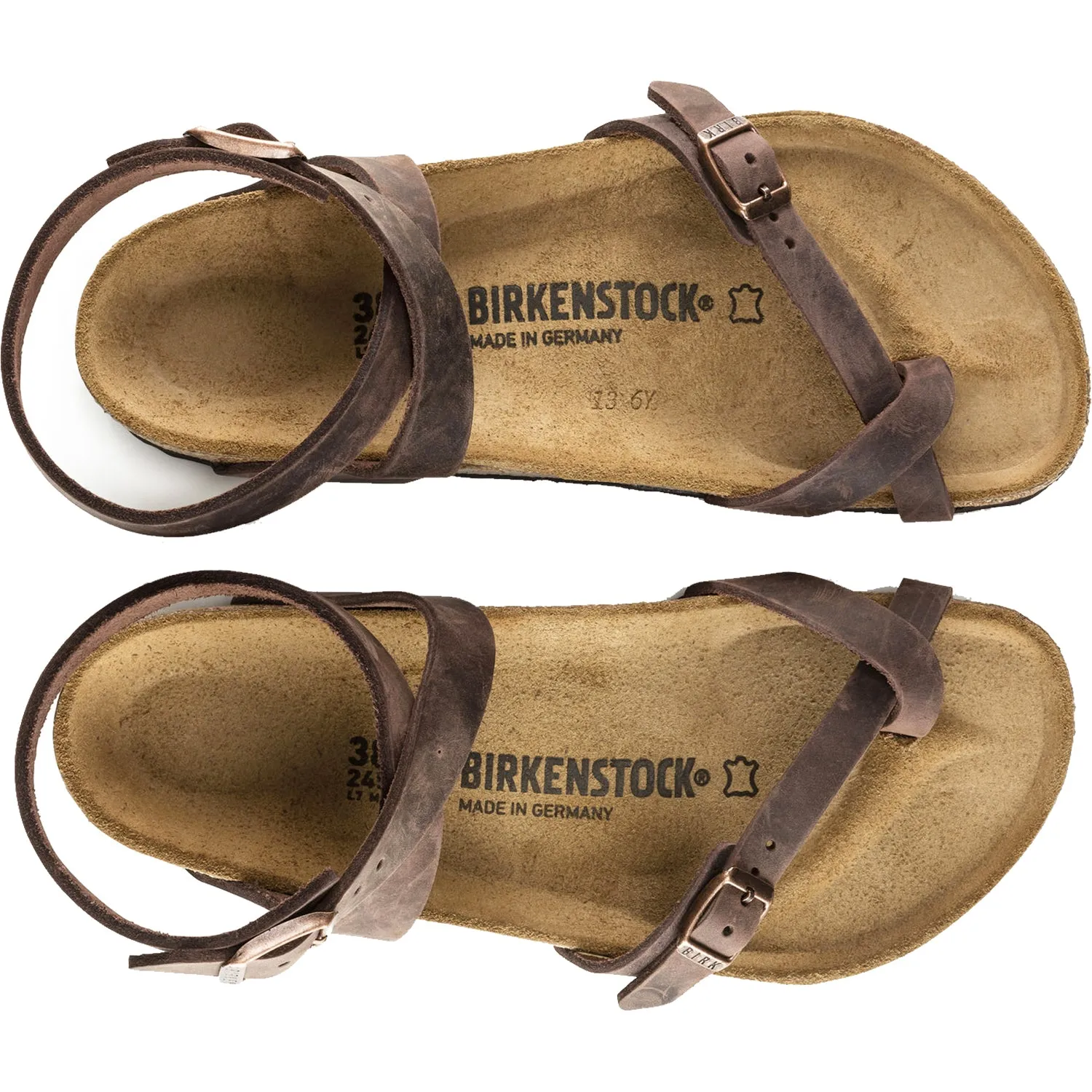 Women's Birkenstock Yara Habana Oiled Leather