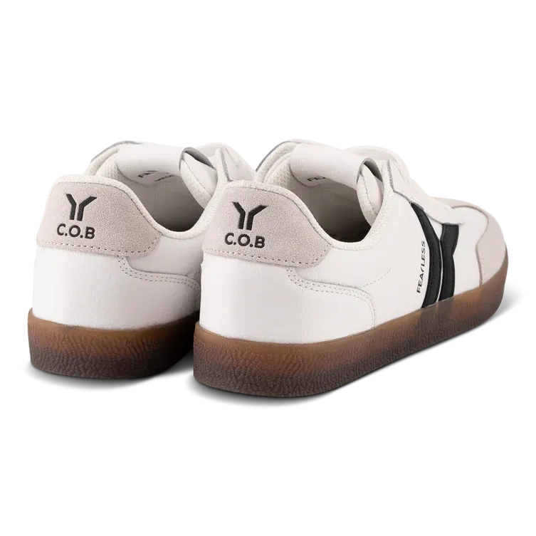 WOMEN'S C.O.B by CULTURE OF BRAVE FEARLESS SNEAKER | WHITE / BLACK WINGS