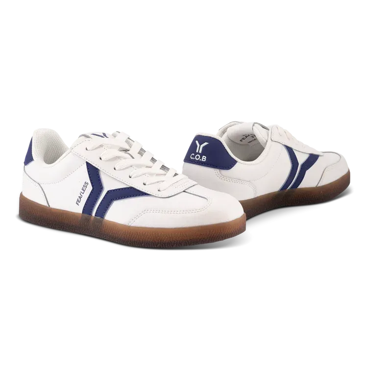 WOMEN'S C.O.B by CULTURE OF BRAVE FEARLESS SNEAKER | WHITE / PURPLE WINGS