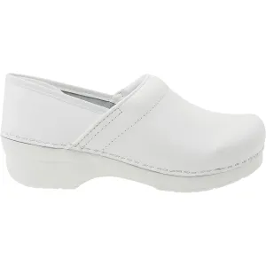 Women's Dansko Professional Clog White Box Leather