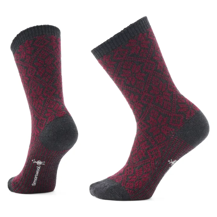 Women's Everyday Traditional Snowflake Crew Socks