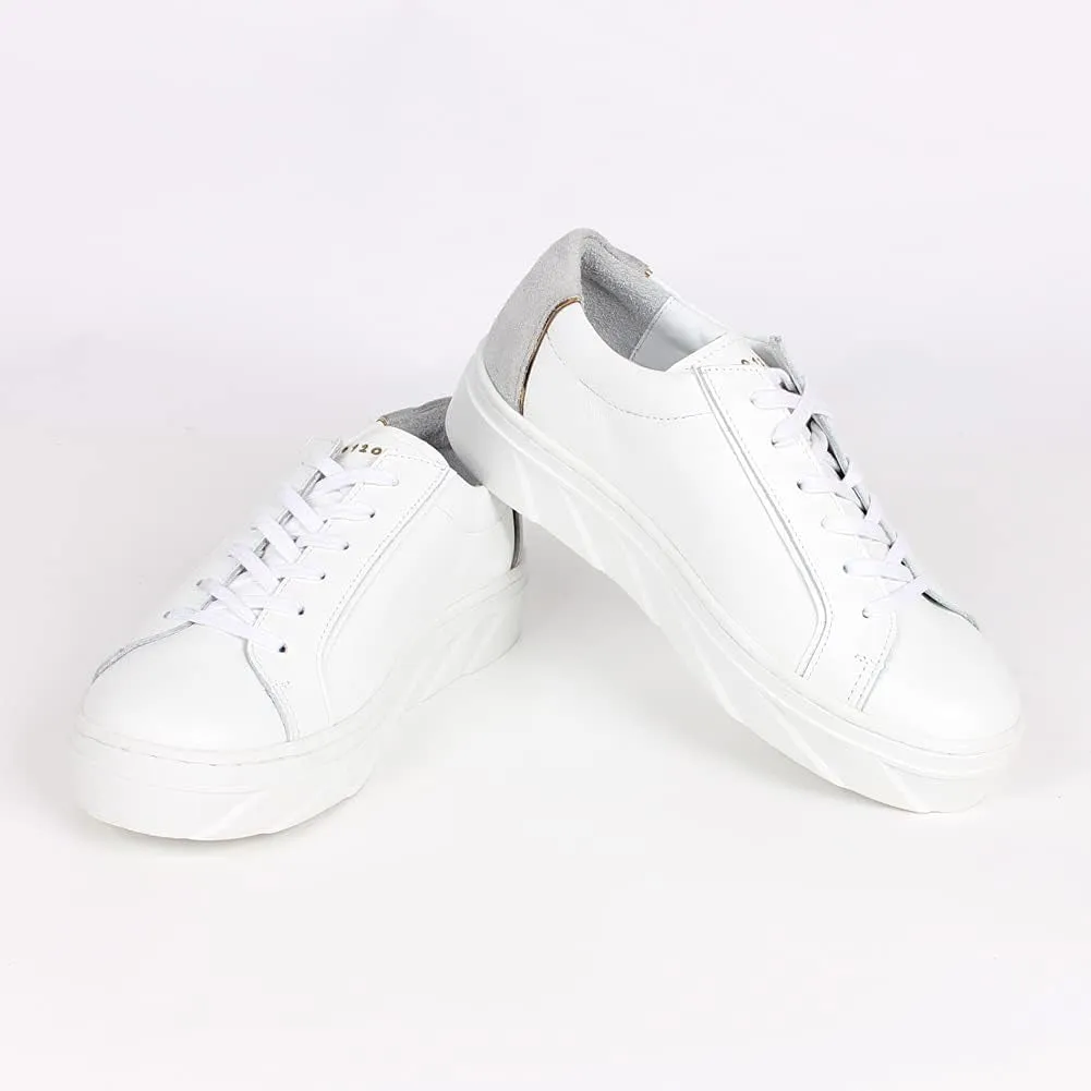 Women'S Fashion Sneakers Casual Shoes Low Top Leather Sneakers (Numeric_7) White