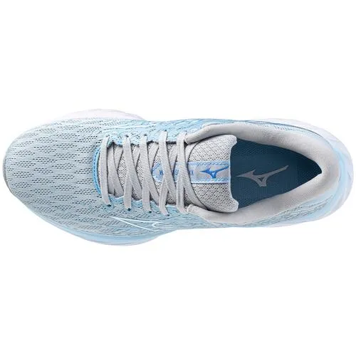 Women's Mizuno Wave Inspire 20 Running Shoe in Cerulean White