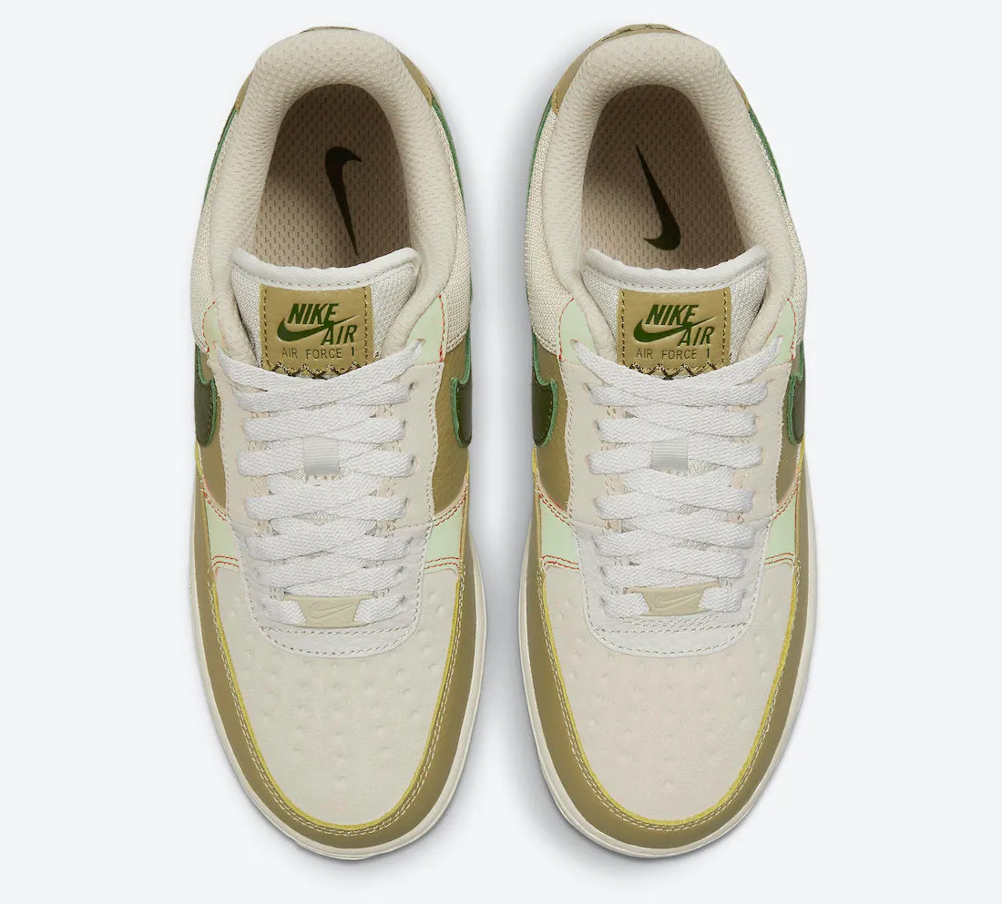 Women's Nike Air Force 1 Light Bone Rough Green DO6717-001