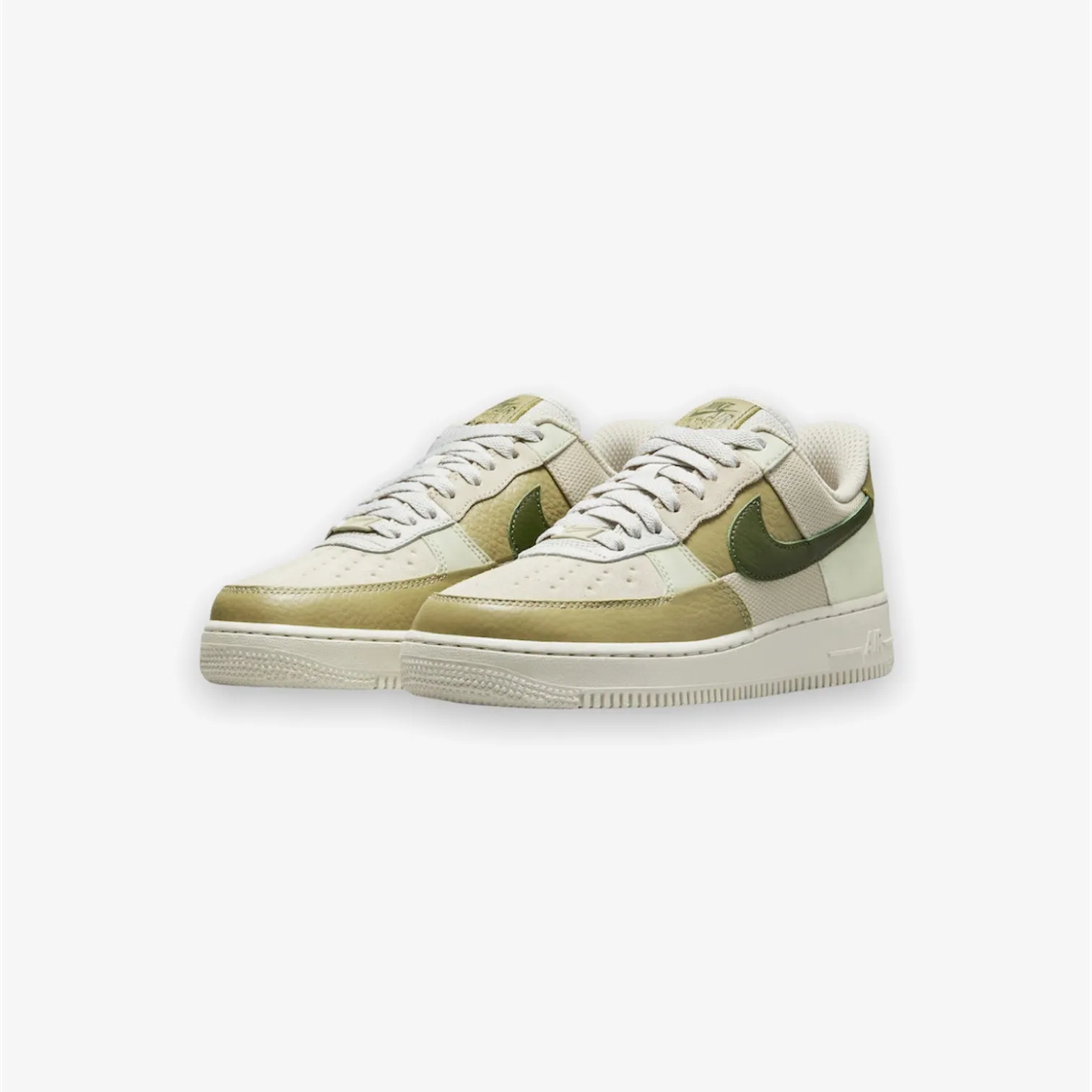 Women's Nike Air Force 1 Light Bone Rough Green DO6717-001