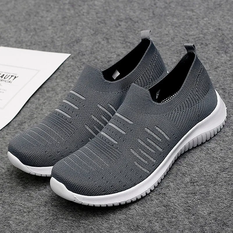 Women's spring and autumn breathable soft casual sneakers