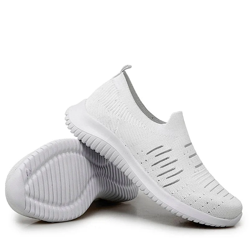 Women's spring and autumn breathable soft casual sneakers