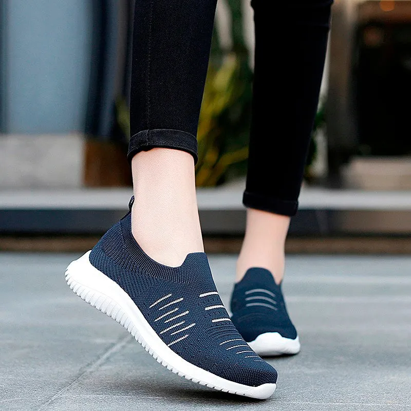 Women's spring and autumn breathable soft casual sneakers