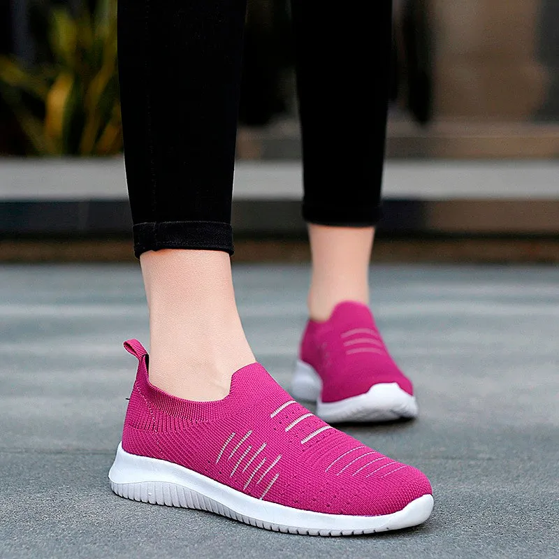 Women's spring and autumn breathable soft casual sneakers