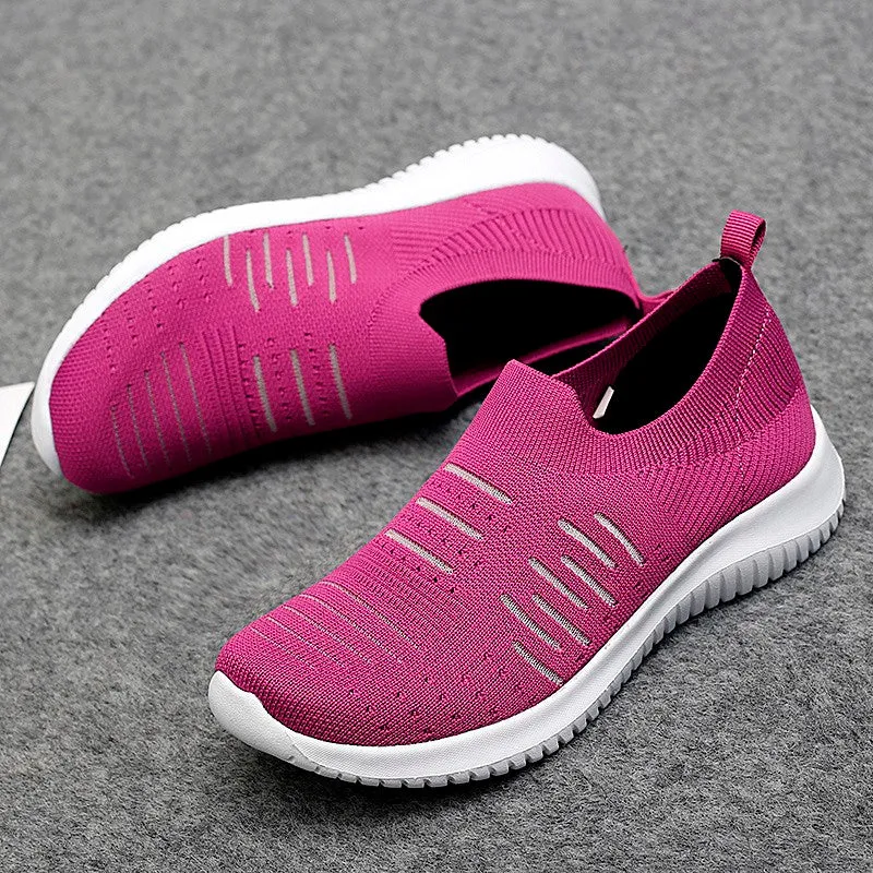 Women's spring and autumn breathable soft casual sneakers