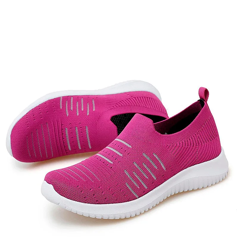 Women's spring and autumn breathable soft casual sneakers